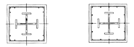图A.0.1  型钢截面柱截面配筋