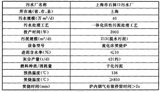 表31 国内污泥焚烧情况