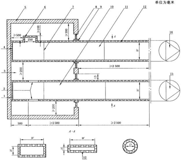 管道的试验安装示意图