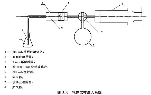 气体试样注入系统