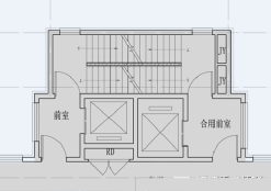 剪刀楼梯间