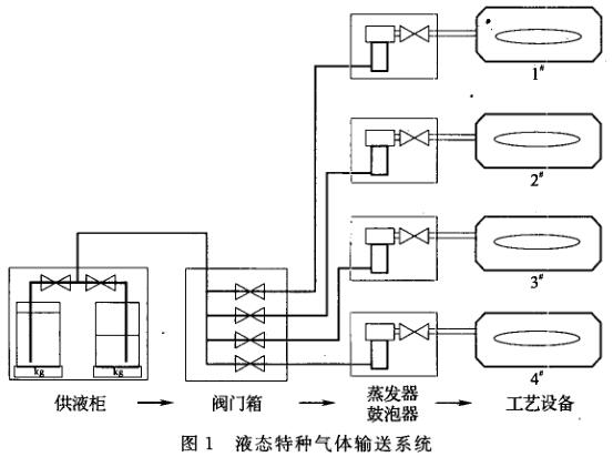 图1 液态特种气体输送系统