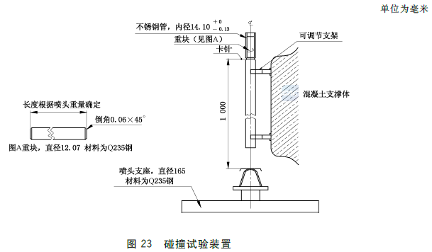 图23 碰撞试验装置