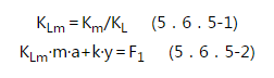 其等效质量的运动方程