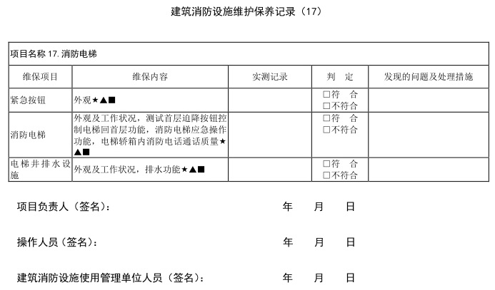 建筑消防设施维护保养报告书