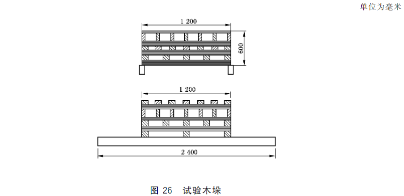 图26 试验木垛