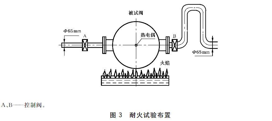 图3  耐火试验布置