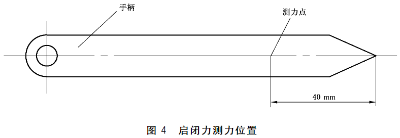 图4 启闭力测力位置