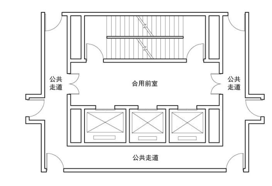 同层户门在4樘及以上时