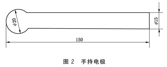 图2  手持电极