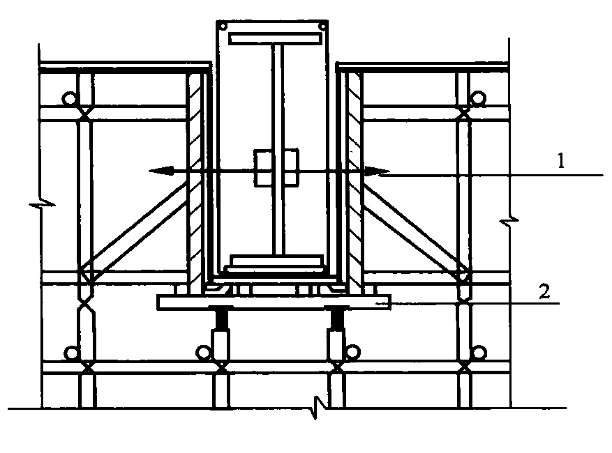 图7.2.2　型钢梁模板支撑系统