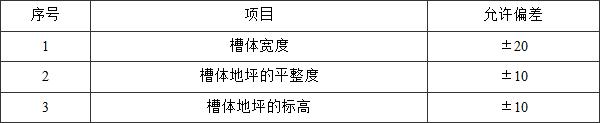 表7.16.1  发酵槽的允许偏差(mm)